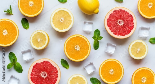 citrus fruits background