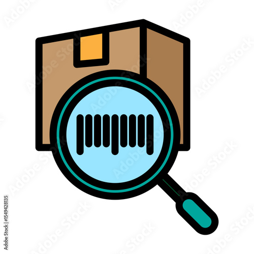 SKU Tag Vector Filled Icon Design