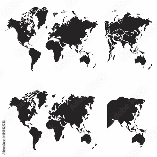 world map vector