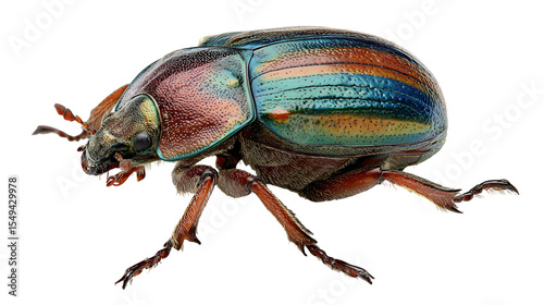 Vibrant iridescent beetle macro photography insect detail close up