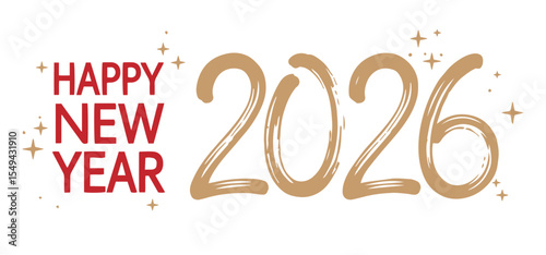 2026 lettering new year text logo Number, lettering logo, number, new, gold, 2016, alphabet, new year, concept.