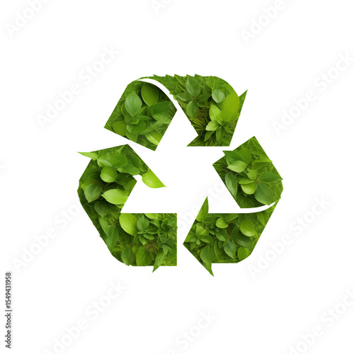 Green Recycling Symbol: Sustainable Living & Eco-Friendly Practices transparent background png