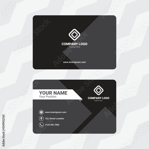 Dark Patterned Card