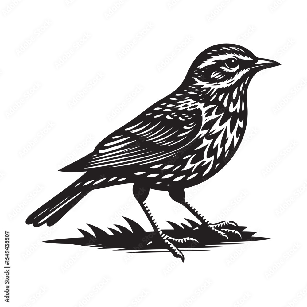 Fototapeta premium vector illustration of a bird