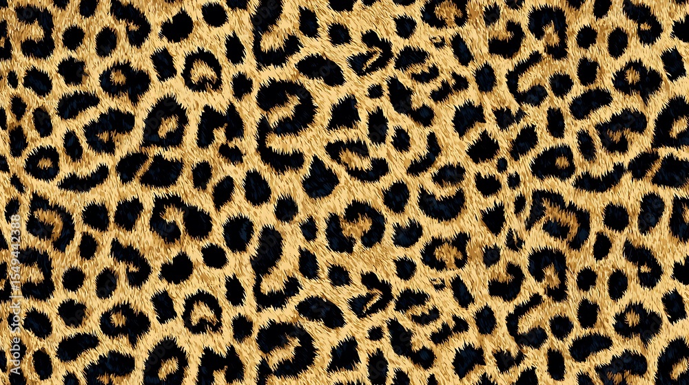 Leopard Cheetah skin seamless pattern vector Stylized Spotted Leopard Skin Background for Fashion Pr .