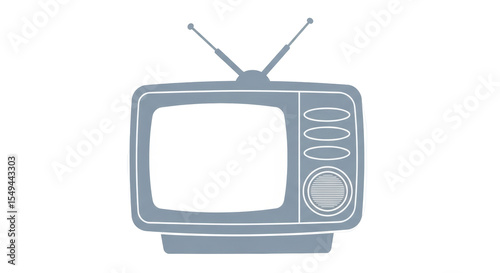 Isolated Retro TV Icon
