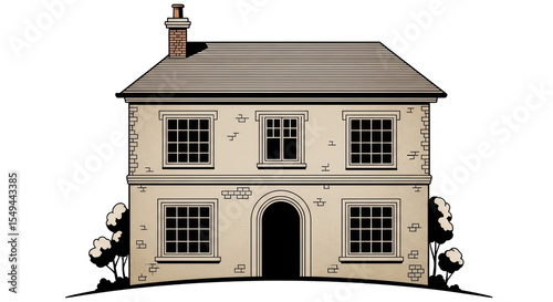 Isolated Traditional House