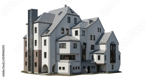 Isolated Modern House