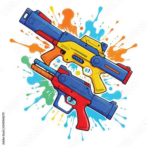 Nerf guns SVG, kids toy svg, foam darts, nerf target, Target Guns
