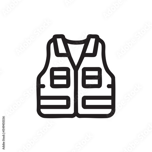 Safety vest design for construction work and outdoor activities
