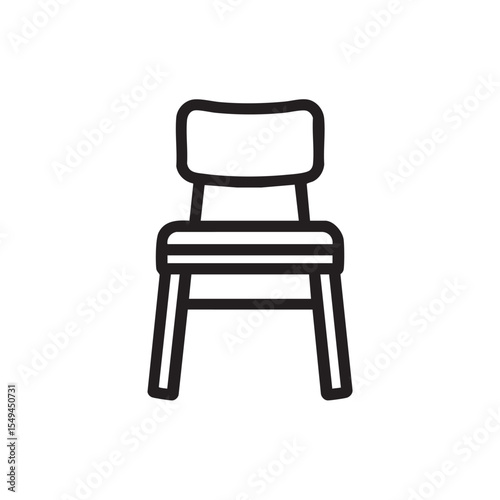 Simple modern chair design for minimalistic decor