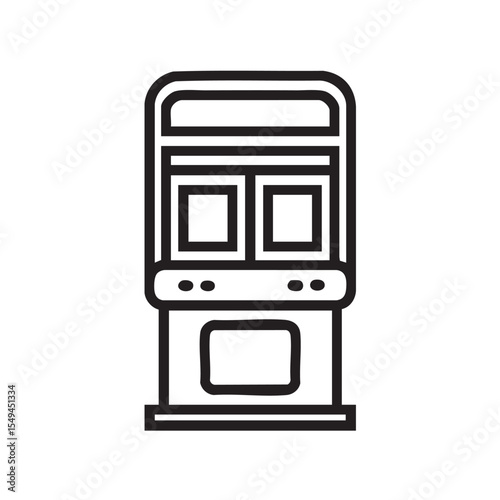 Classic arcade gaming machine design for entertainment venues