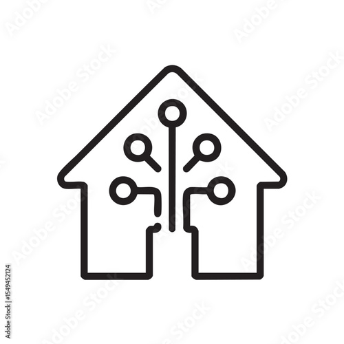 Digital home concept representing modern technology integration