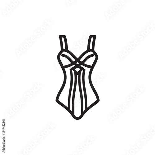 Elegant swimsuit design for summer fashion trends and styling
