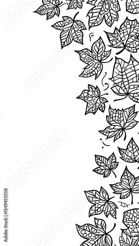 Abstract floral vector pattern with butterflies, a seamless design perfect for spring nature illustration and vintage decoration