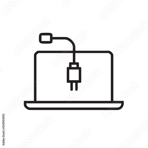 Connect USB devices to laptop for easy data transfer