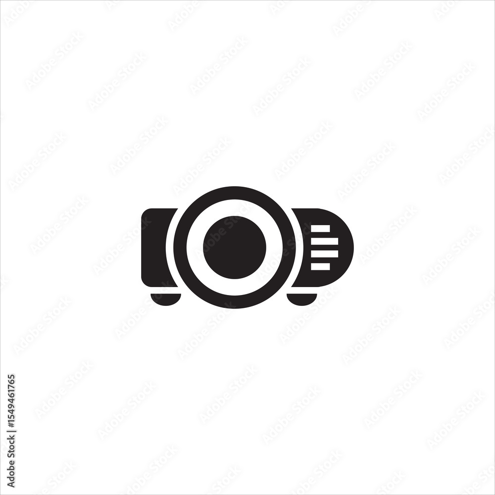 Projector vector icon set Projector vector icon set