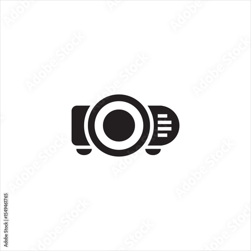 Projector vector icon set