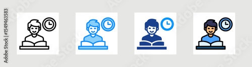Study Icon Collection Set Multiple Style