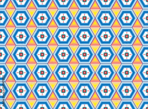 Gypsy pattern tribal ethnic motifs geometric vector background. Doodle gypsy geometric shapes sprites tribal motifs clothing fabric textile print traditional design with triangles
