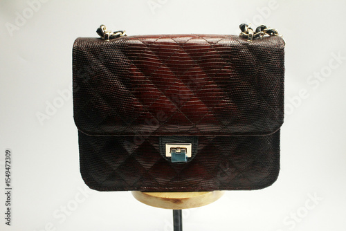 red leather wallet