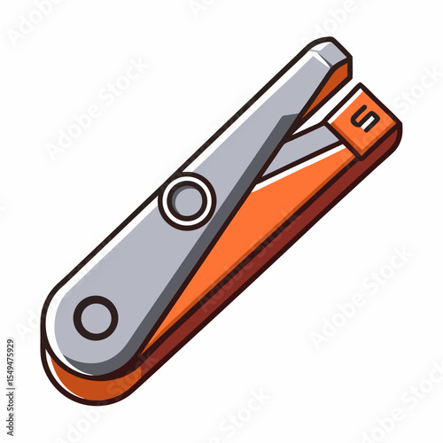 Compact Nail Clipper Vector