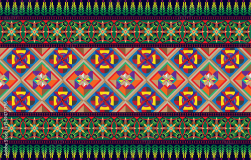 Sacral tribal ethnic motifs geometric vector background. Beautiful gypsy geometric shapes sprites tribal motifs clothing fabric textile print traditional design with triangles
