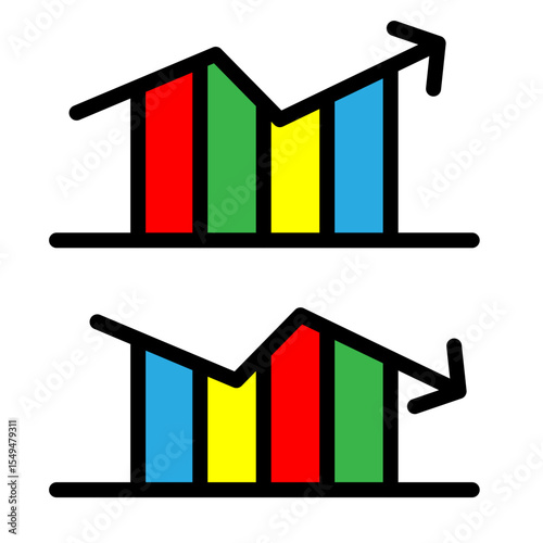 Market Coverage Vector Filled Icon Design