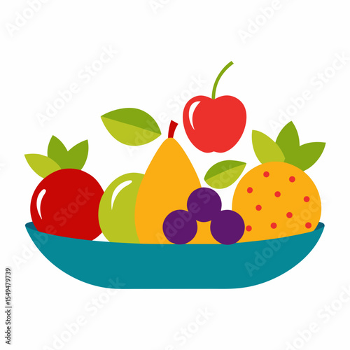 Fruit Dessert Collection: A vibrant assortment of delectable fruit desserts, each artfully arranged and inviting the senses. A visual feast for the eye and the palate.