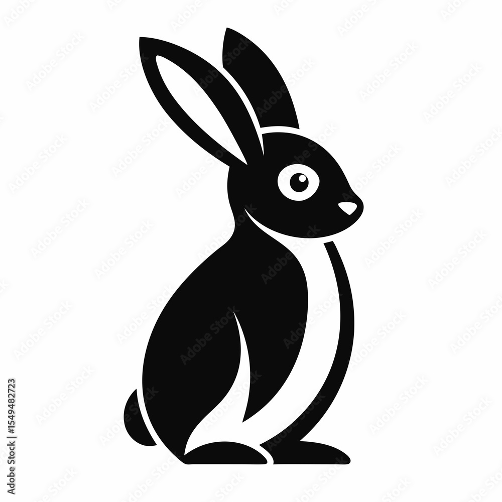 Fototapeta premium Rabbit isolated on white background