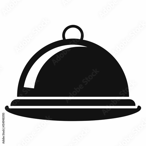 Food platter isolated on white background