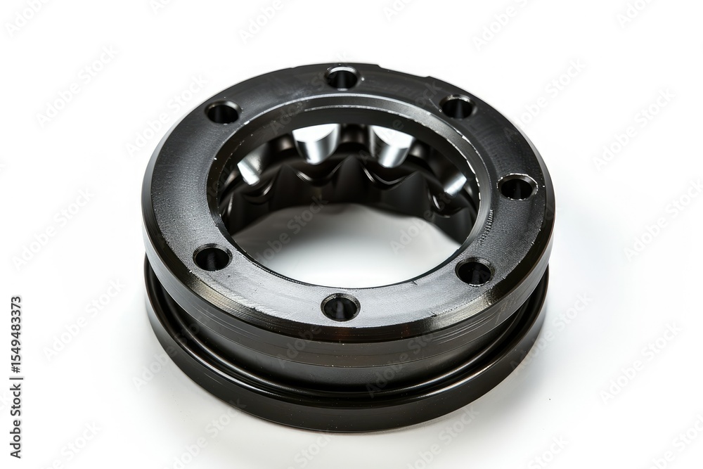 ultra HD picture of Oil seal on a white background isolated Auto Parts Spare parts ultra HD picture of Oil seal on a white background isolated Auto Parts Spare parts