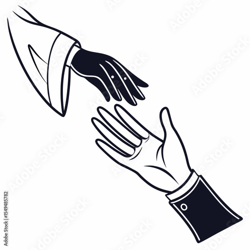 hand holding a megaphone