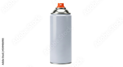 Isolated Gray Spray Can