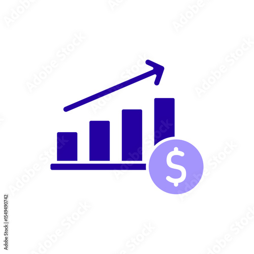 Icon a earnings, isolated against a clean background.