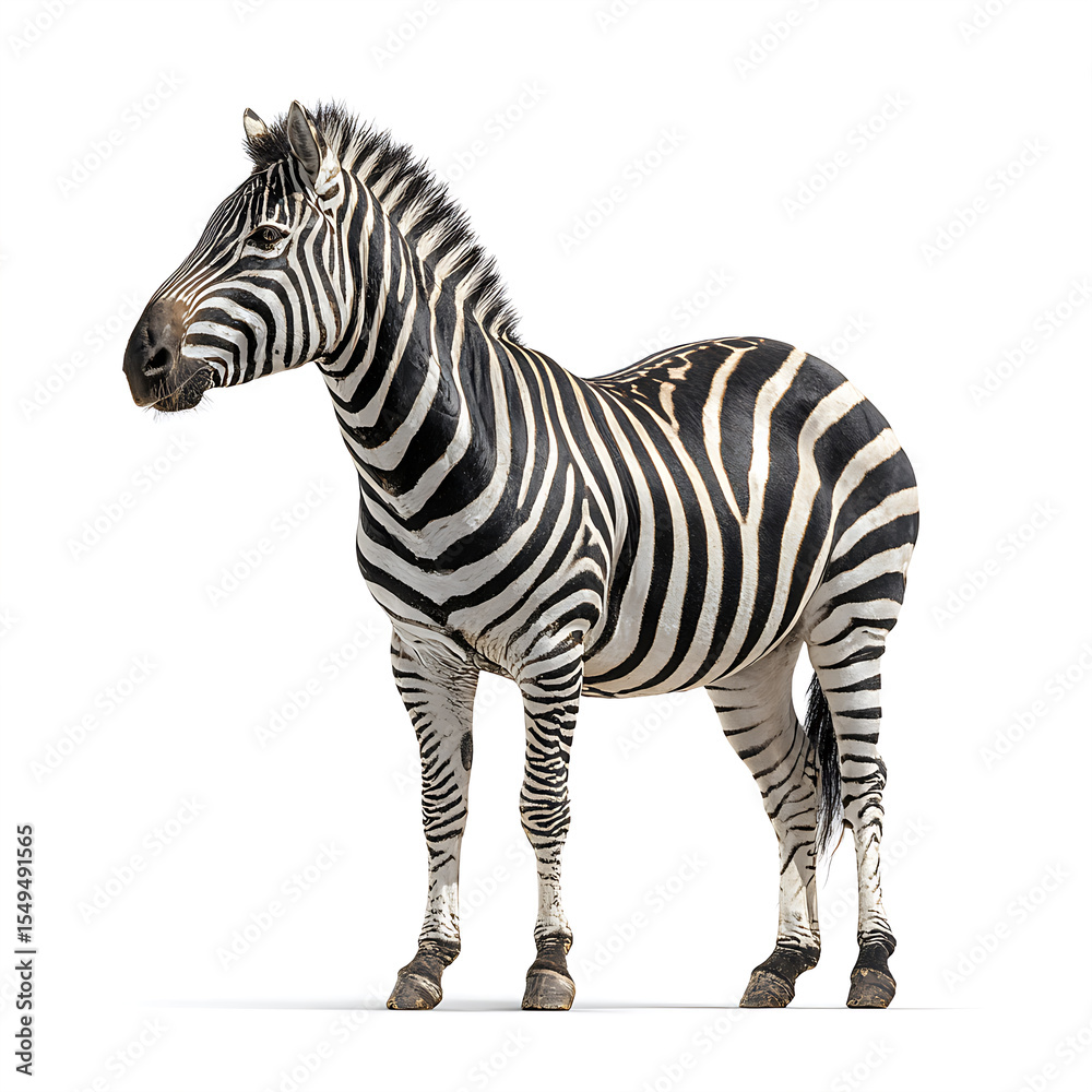 Fototapeta premium Full-body zebra