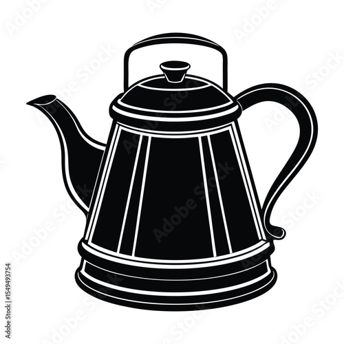 teapot isolated on white background