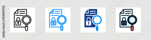 Classified Icon Collection Set Multiple Style