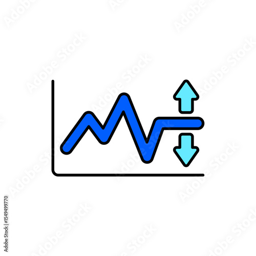 Icon a volatility, isolated against a clean background.