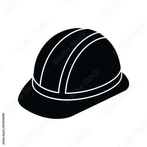 Hard Hat Safety Helmet Icon Construction Worker Protection