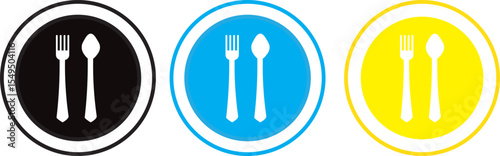 Fork, spoon. Menu symbol, spoon icons symbol. restaurant sign and symbol.Canteen icon Flat sign, Fork spoon knife icon sign symbol,
