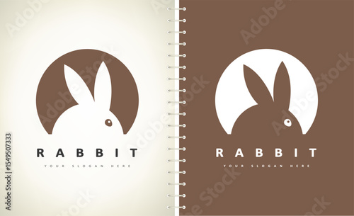 Rabbit logo vector. Animal design.	
