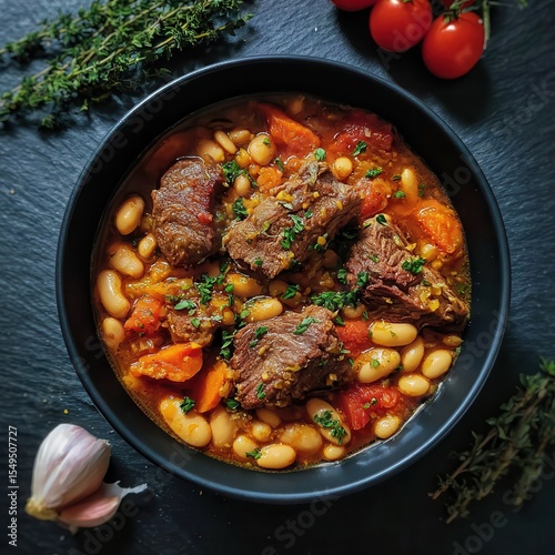 ðŸ«˜ðŸ– Loubia : BÅ“uf MijotÃ© aux Haricots Blancs Portions : 4 personnes PrÃ©paration : 15 minutes Cuisson : 1 h 15 Ã  1 h 30 DifficultÃ© : Facile CoÃ»t : Ã‰conomique âœ….