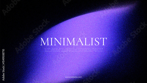 Dark gradient grainy texture background abstract vibrant color wave shape black backdrop noisy