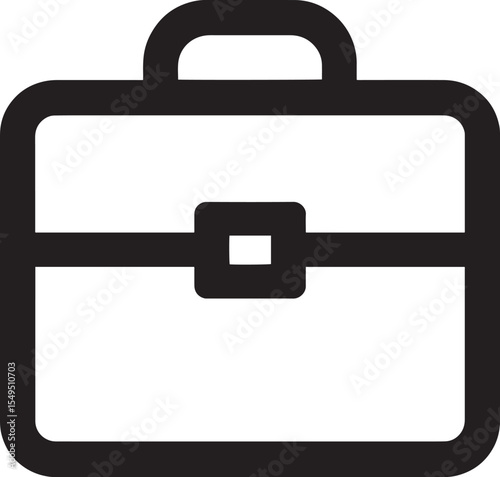 Business Briefcase Bag Outline Icon