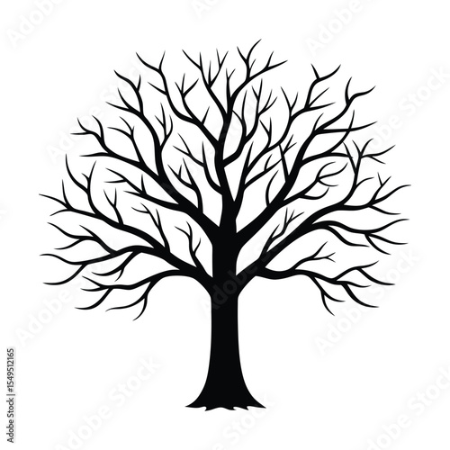 tree silhouette vector