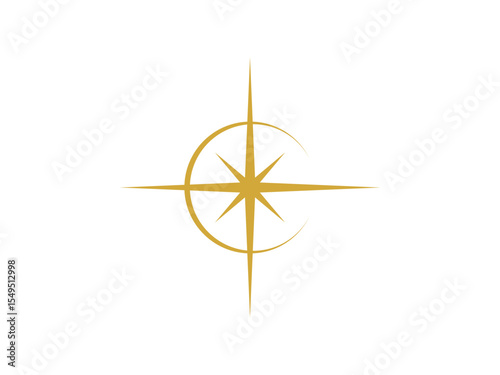 north star logo vector