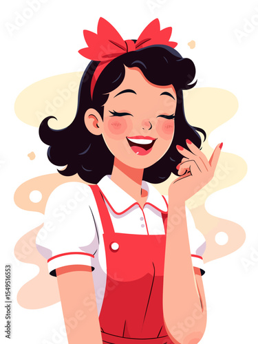 Beautiful 50s diner waitress
