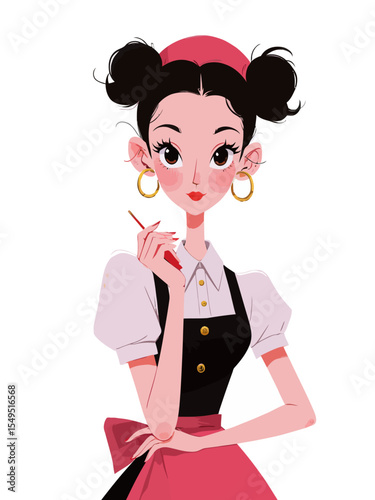  Beautiful 50s diner waitress