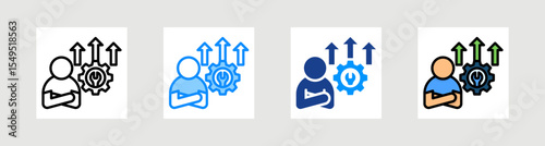 Upgrade Skills Icon Collection Set Multiple Style